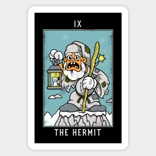 The Hermit - Mystical Medleys - Vintage Cartoon Tarot Sticker